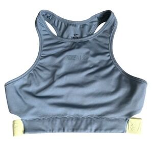 NIKE Air Sports Bra Medium Support Training Grey Green XS